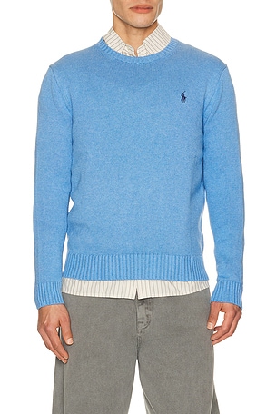 Cotton Shaker Knit Crewneck Sweater Polo Ralph Lauren