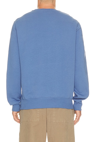 Polo Ralph Lauren Seasonal Fleece Novelty Litchfield Bear Crewneck Sweatshirt in Blue