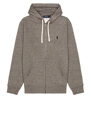 Polo Ralph Lauren Fleece Full-Zip Hoodie in Grey