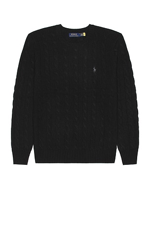 Polo Ralph Lauren Cable Sweater in Black