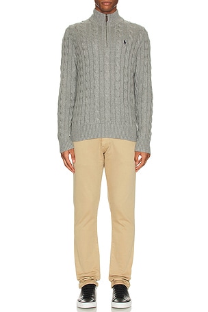 Polo Ralph Lauren Cable Knit Sweater in Grey