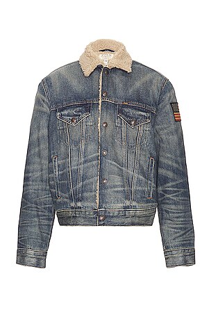 ラルフローレン Polo Ralph Lauren Rigid Unlined Denim Trucker Jacket in