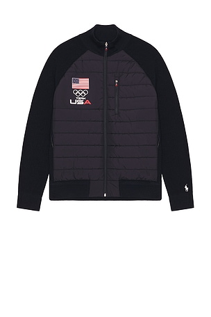 Winter Olympics Nylon Sweater Full Zip Polo Ralph Lauren