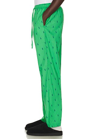 Polo Ralph Lauren Polo Pony Pajama Pant in Green