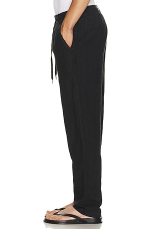 Polo Ralph Lauren Prepster Linen Pant in Black