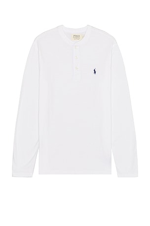 Long Sleeve Henley Polo Ralph Lauren