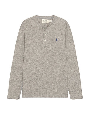 Long Sleeve Henley Polo Ralph Lauren