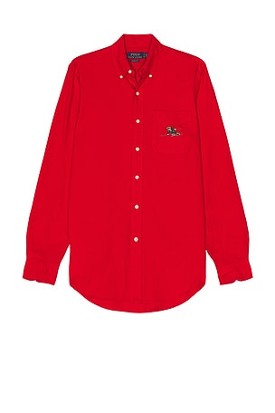 Long Sleeve Bear Sport Shirt Polo Ralph Lauren