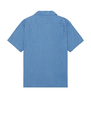 Polo Ralph Lauren Short Sleeve Camp Pocket Sport Shirt in Blue