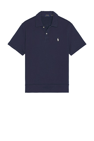 Short Sleeve Loopback Terry Polo Sweatshirt Polo Ralph Lauren