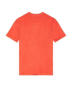 Polo Ralph Lauren Short Sleeve Slub Jersey Henley T-Shirt in Red