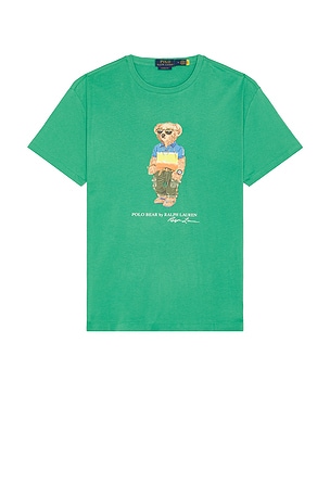 Short Sleeve Beach Bear T-Shirt Polo Ralph Lauren