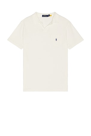 Short Sleeve Johnny Collar Polo Polo Ralph Lauren