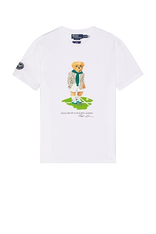 Short Sleeve Wimbledon Novelty Bear T-Shirt Polo Ralph Lauren