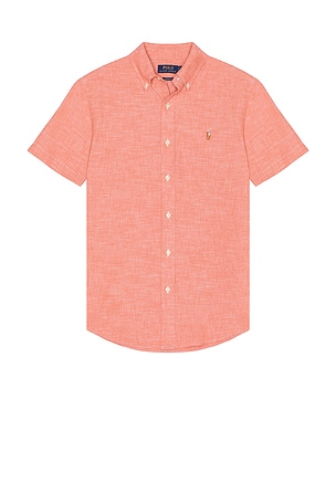 Short Sleeve Chambray Sport Shirt Polo Ralph Lauren