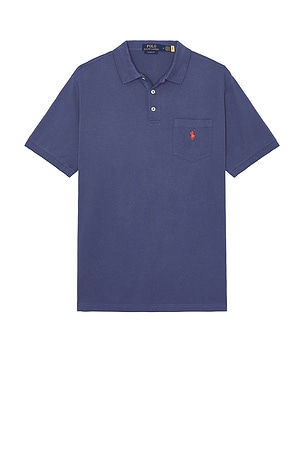 Short Sleeve Jersey Knit Garment Dyed Polo Polo Ralph Lauren