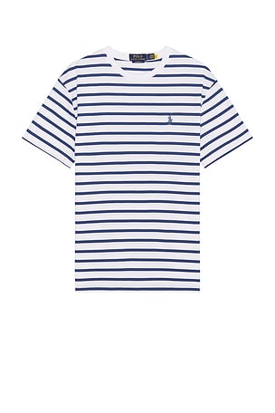 Jersey Knit Crewneck Stripe T-Shirt Polo Ralph Lauren