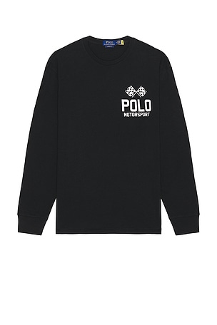 Long Sleeve Motorsport Graphic T-Shirt Polo Ralph Lauren