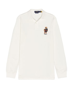 Long Sleeve Novelty Holiday Bear Polo Polo Ralph Lauren