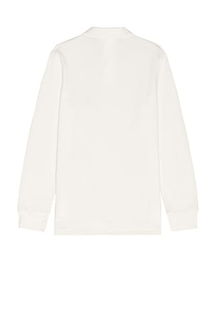 Polo Ralph Lauren Long Sleeve Novelty Holiday Bear Polo in Cream