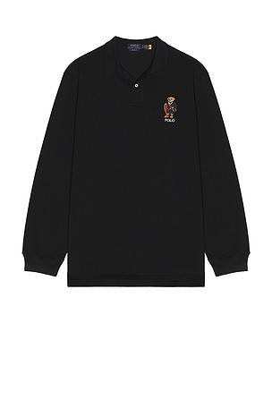 Long Sleeve Novelty Holiday Bear Polo Polo Ralph Lauren