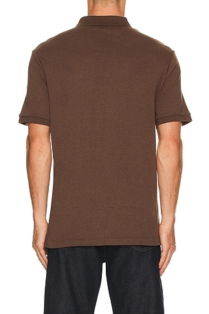 Polo Ralph Lauren Short Sleeve Soft Touch Polo in Brown
