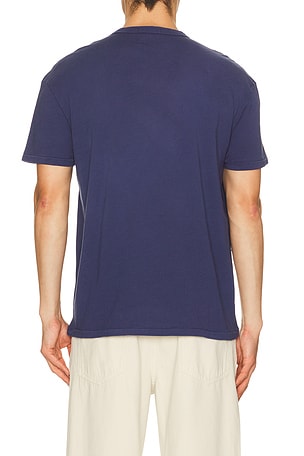 Polo ralph lauren camiseta en color azul mareno