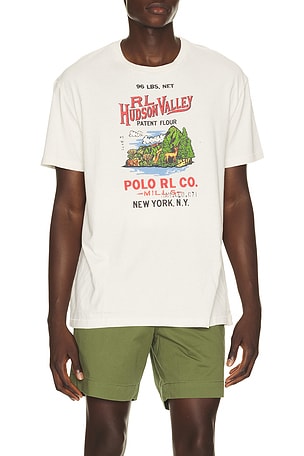 Jersey Knit Print Hudson Valley T-shirt Polo Ralph Lauren