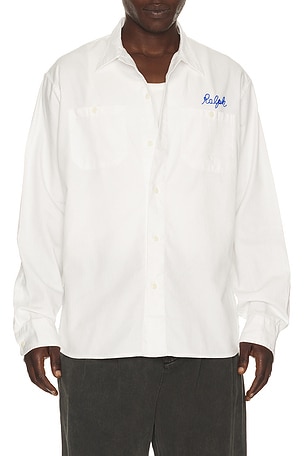 Polo ralph lauren camisa en color blanco