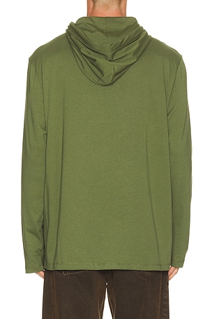 Polo Ralph Lauren Long Sleeve Hooded T-shirt in Green. Size XL/1X. Also