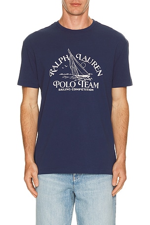 Sailing Polo Team Print T-Shirt Polo Ralph Lauren