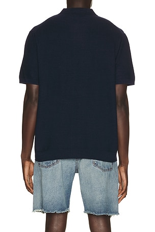 Polo Ralph Lauren Short Sleeve Cardigan Sweater en Bleu