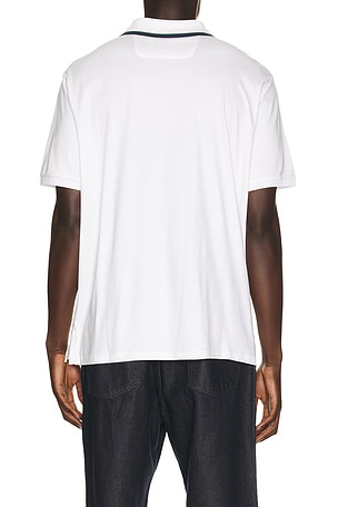 Polo Ralph Lauren Soft Touch Chest Stripe Polo in White