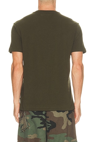 Polo Ralph Lauren Short Sleeve Jersey Knit Crewneck T-Shirt in Olive