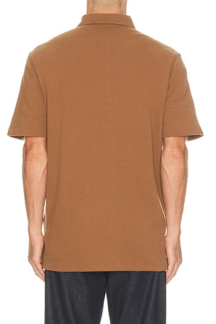 Polo ralph lauren short sleeve basic mesh litchfield bear polo en color marrón