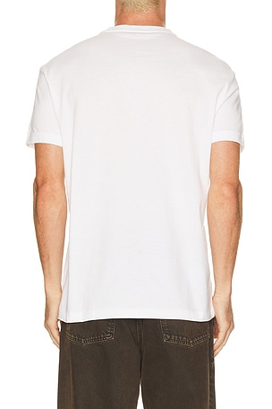 Polo Ralph Lauren Short Sleeve Jersey Knit Novelty Red Rocks Bear Graphic T-Shirt in White
