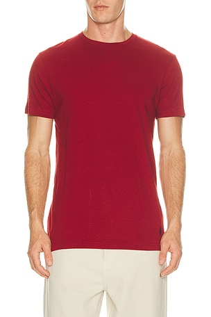 Polo Ralph Lauren Classic Fit Cotton 3 Pack Undershirt in Cruise Navy, Holiday Red, & Heritage Royal. Size L. Also