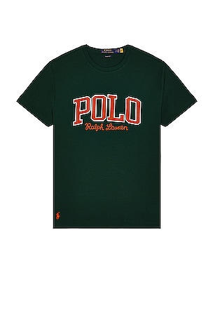Polo Ralph Lauren Graphic Tee in College Green REVOLVE