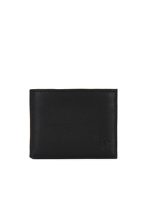 Pebbled Leather Passcase Wallet Polo Ralph Lauren