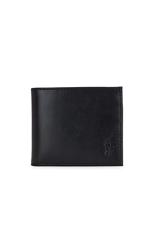 Burnished Leather Billfold Wallet Polo Ralph Lauren