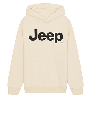 Philcos Jeep Forest Hoodie in Cream