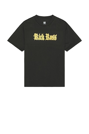Philcos Rick Ross Gold The Next 50 Tee in Black