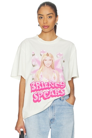Britney Spears Bubbles Tee in Cream Philcos