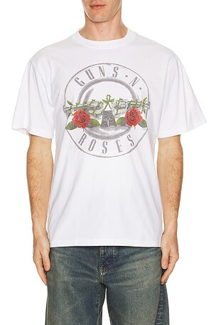 Philcos Guns N' Roses Wings Tee in White