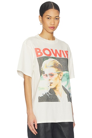 Philcos David Bowie Smoking Tee in Cream