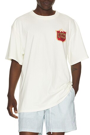 Philcos Lonestar Texas Tee in Cream. Size M. Also