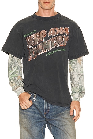 Jeep 4X4 Country Layered Tee Philcos