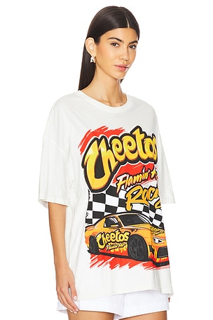 Philcos Cheetos Racing Boxy Tee in Cream