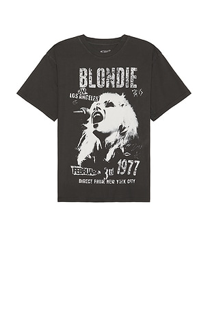 BLONDIE IN LOS ANGELES 1977 박스 티셔츠 Philcos