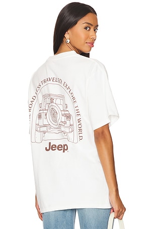 JEEO ROAD LESS TRAVELED ボクシーTシャツ Philcos